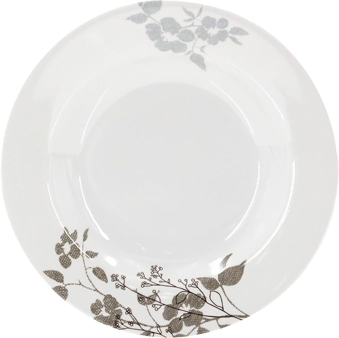 UNIWARE BPA-Free Dishwasher Safe Eco Friendly 100% Melamine Dinnerware Set of 6 Best for Indoor and Outdoor Party (9 Soup Plate)