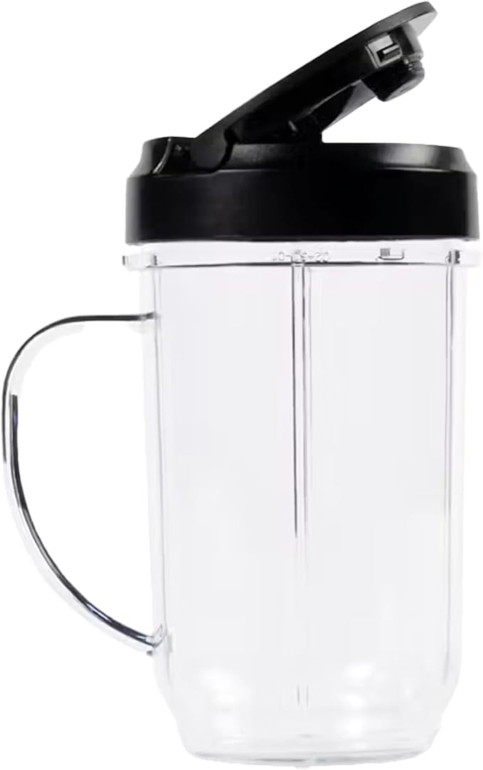 4-Piece White Personal Blender 250W High-Torque 16oz Cup with Stainless Steel Cross Blade &amp To-Go Lid Dishwasher Safe Compact Blender for Smoothies Salsas Dips Cocktails 2026 New Kitchen Essent