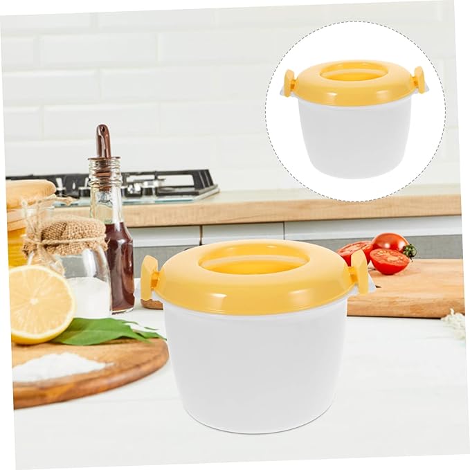 Microwave Rice Cooker Multi-functional Food Grade Steamer for Rice Noodles and Veggies Convenient Home Supply Large Capacity Easy to Use Bpa