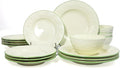 Dinnerware Set for 4 Modern Stoneware Dish Set 16-Piece Porcelain Plates and Bowls Set Ceramic Kitchen Dinner Set Service for 4 Microwave and Dishwasher Safe Lvory (16pcs strawberry)