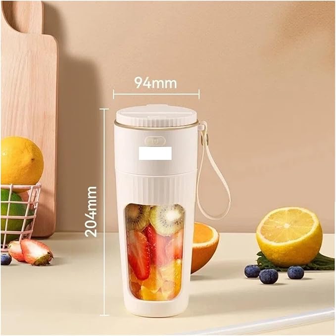 Fit for 340ml Portable Juicer Cup - 2 in 1 Speed Wireless Blender with 10 Blade Heads for Smoothies and Self-Cleaning