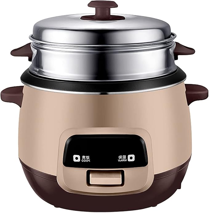 Household Electric Rice Cooker With Steamer Non-Stick Inner Pot Intelligent Insulation Make Rice &amp Steam Healthy Food &amp Vegetables For 1-6 People(1.5l)