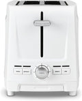 Cuisinart Core Collection 2-Slice Toaster | Extra-Long Slots for Artisan Bread Bagel | High-Lift Quickview™ | Single Slice &amp Defrost Function | +30sec Toast Boost | Removable Crumb Tray White