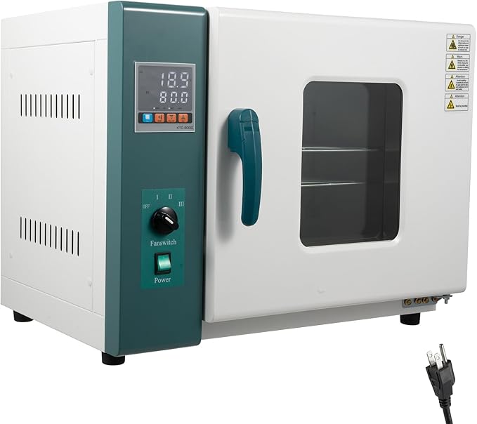 110V 1000W Horizontal Electric Blast Drying Oven 45L/12Gal Lab Forced Air Convection Drying Oven with Intelligent Temperature Controller for Pharmaceutical Industrial Schools Research Institutes