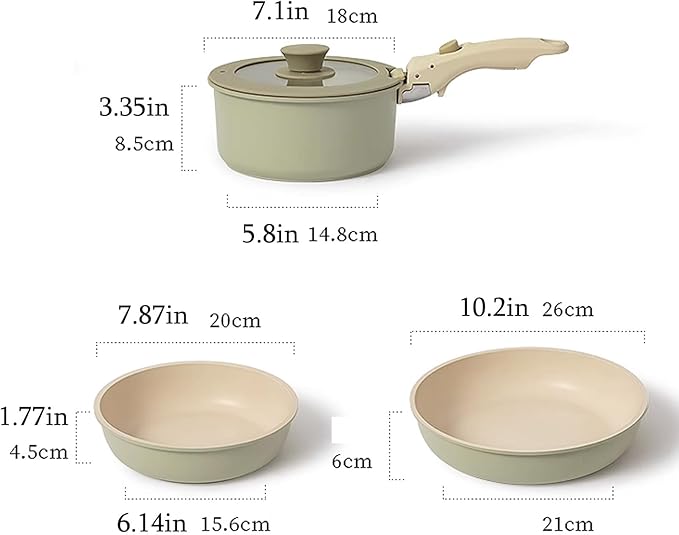 Pots And Pans Set Non Stick Cookware Set Kitchen Cooking Sets Pots And Pans Dishwasher Safe Outdoor Cooking Utensils