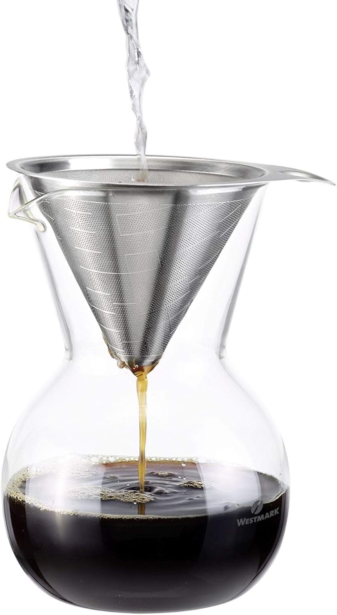 Westmark 24592260 Brasilia Coffee maker with filter and lid 18/8 stainless steel