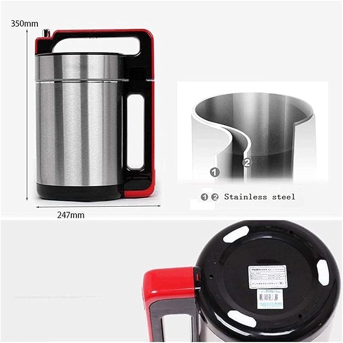 Milk Machine - Make Milk from Grains Seeds or Nuts Almonds Soybean Coconuts Rice Easy to Use Stainless Steel Blade