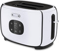 All-Clad Stainless Steel Toaster 2 Slot Removable Crumb Tray 850 Watts 7 Browning Levels Intuitive Touchscreen Extra High Lift Silver