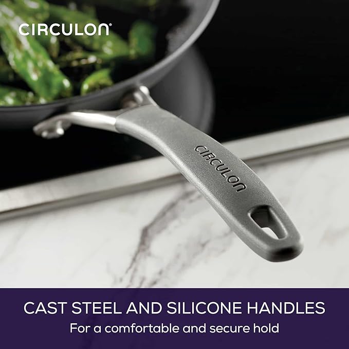 Circulon A1 Series with ScratchDefense Technology Nonstick Induction Frying Pan/Skillet 10 Inch Graphite