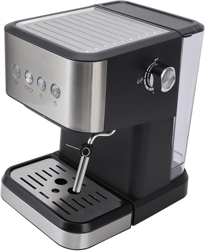 Haofy 20Bar Semi Automatic Coffee Maker with 1.5L Water Fast Preheating High Temperature Steam and Milk Froth Making for Cappuccino Latte