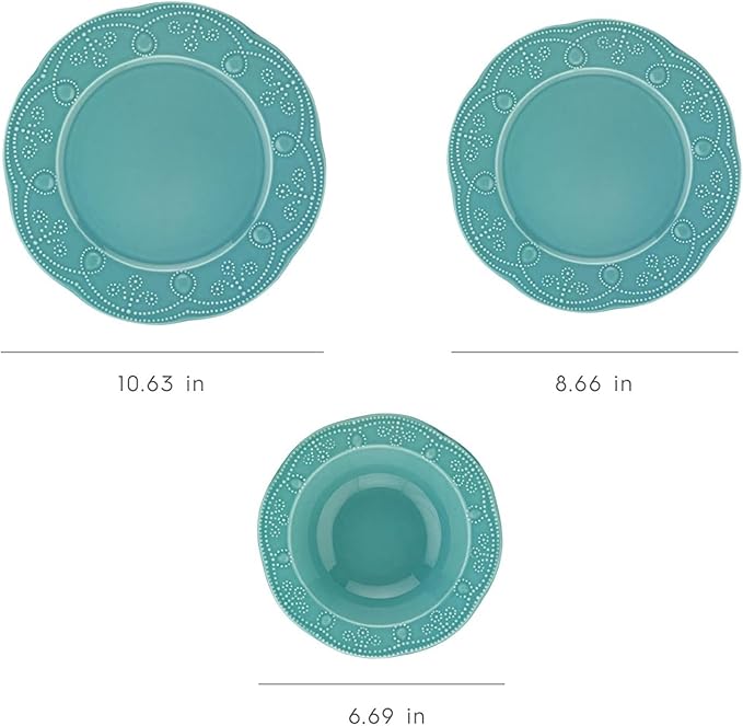 Fulya 12 Pieces Dinnerware Set