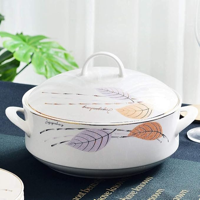 60-Piece Porcelain Dinnerware Sets Luxurious Plate And Bowl Sets For 10/12 Ceramic Dish Set Include Pot/Plates/Bowl/Spoons Dinner Plates Set