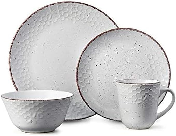 Pfaltzgraff Bumble Bee 16 Piece Dinnerware Set Service For 4
