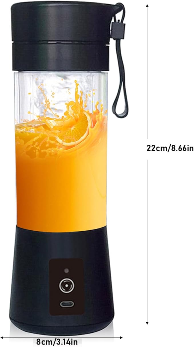 Ejoyous Portable Blender for Shakes and Smoothies Personal Blender Single Serve Travel Fruit Juicer Mixer Cup Small Electric Individual Mini Blender with Rechargeable Battery for Juice