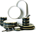 Dinnerware Sets for 2/4/6 - Dinner Plates/Sets - Plate Set - Nordic Style Dishes Set - Plates and Bowls for Home Kitchen and Dinning