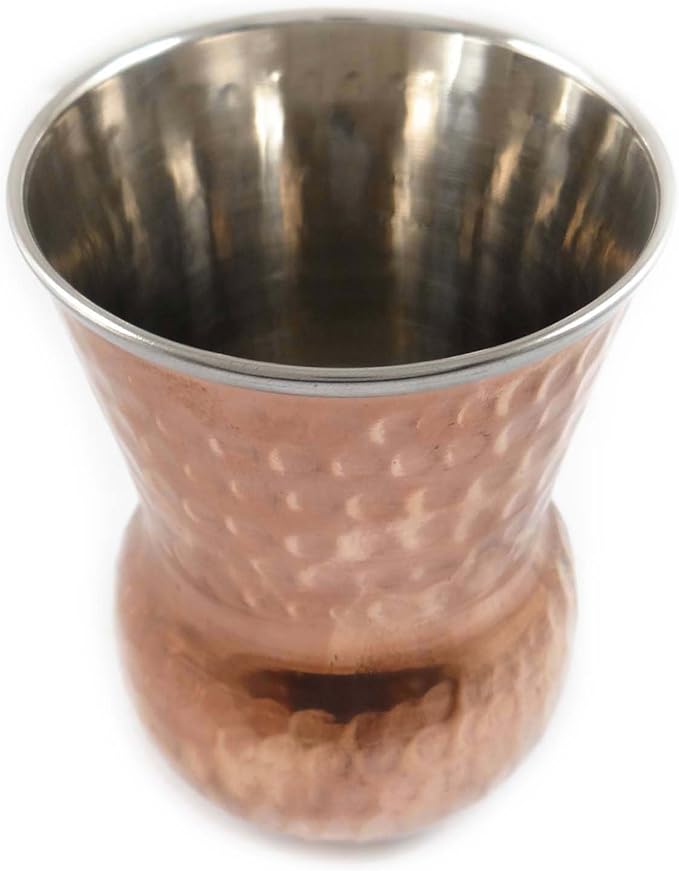 ibaexports Classic Indian Traditional 8 Piece Copper Tableware Dinner Set Collection Thali Bowls Utensils Health