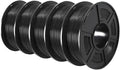 US. 3D Filament PETG/EASY ABS/TPU/ASA for Filamnet 1.75mm 5Roll 1KG(TPU 0.5KG/Roll) 3D Printer Filament for 3D Printer(EASY ABS Grey)