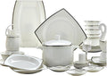 Dinnerware Sets Dish Set60-Piece Tableware SetBowls and Plates for Household European Style Luxury Kitchen Plates and Bowls Set