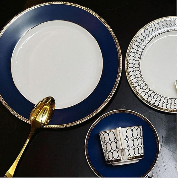 Dinner Set for Family Party Hotel Restaurant 5 Pcs Chinese Style Dinnerware Set Household Phnom Penh Ceramic