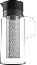 Habiba Iced Drip Coffee Maker Multifunctional Siphon Coffee MakerPortable Iced Coffee and Tea Infuser with Airtight LidCoffee Maker with Reusable Mesh Filter Reusable