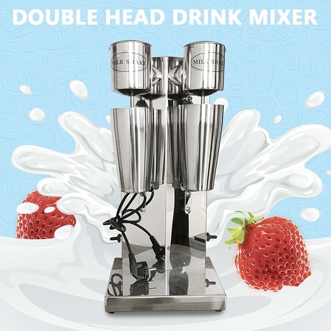 Professional 110V 180W Double Head Commercial Electric Milk Shaking Machine Milk shaker Maker