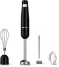 Cordless Hand Blender12V Rechargeable Immersion Blender with 60+ Bowl Battery Life4-Point Stainless Steel BladeVariable Speed &amp Egg Whisk - for SoupsSmoothies Baby Food