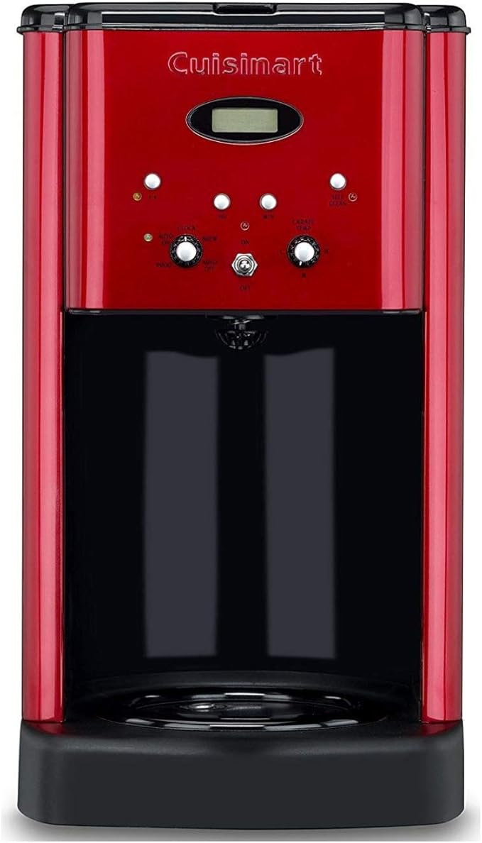 Cuisinart DCC-1200MR 12 Cup Brew Central Coffee Maker Metallic Red