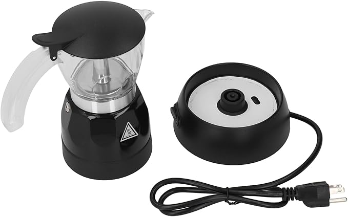Zerodis Electric Coffee Percolator Pour Over Coffee Maker Kettle Tea Pot Water Boiler for Home Kitchen Office Camping