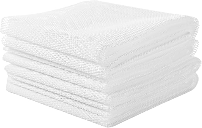 4 Pcs Rice Net 43.3×39.4 Sushi Rice Cooking Net Non-Stick Fine Mesh Rice Cooker Napkins Tetoron Rice Nets Cooking Steam Cloths for Homes Restaurants Camping