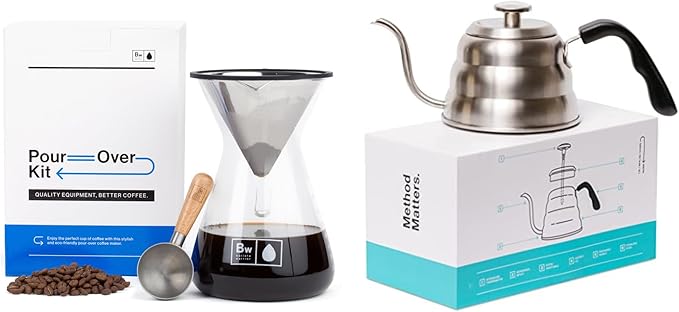 Barista Warrior Pour Over Coffee Maker Set &amp Pour Over Kettle