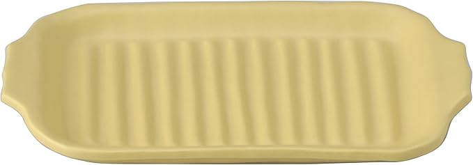 Banko Ware 57-12987 Hellsheet Toaster Ceramic Plate (Perfect for reheating oils such as flies!) Yellow