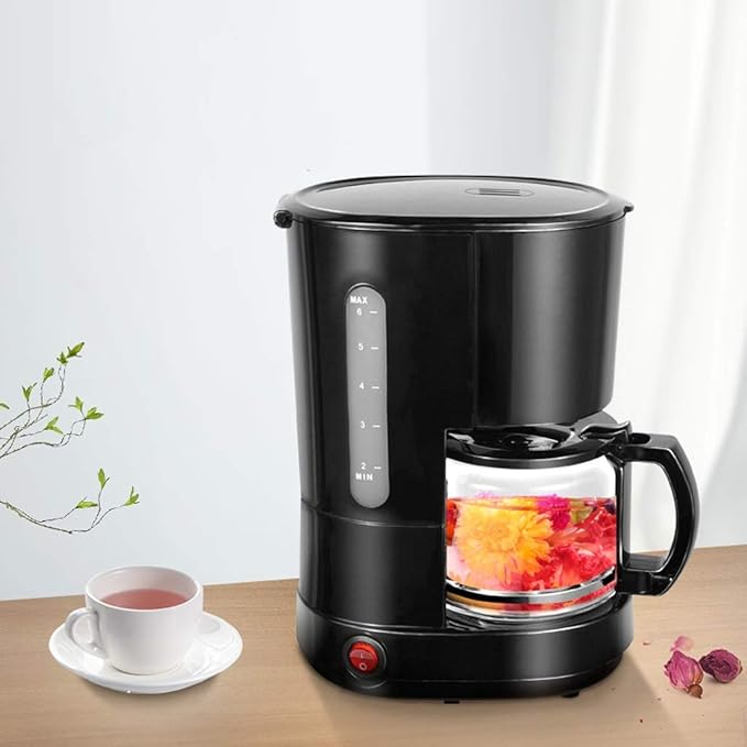 Coffee Machine Household Small Full Semi-Automatic Drip Maker 1 Person-2