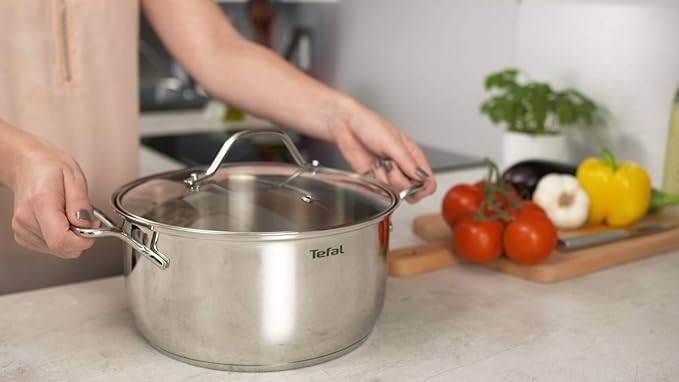 Tefal Intuition SS Set of 10 Pieces Stainless Steel