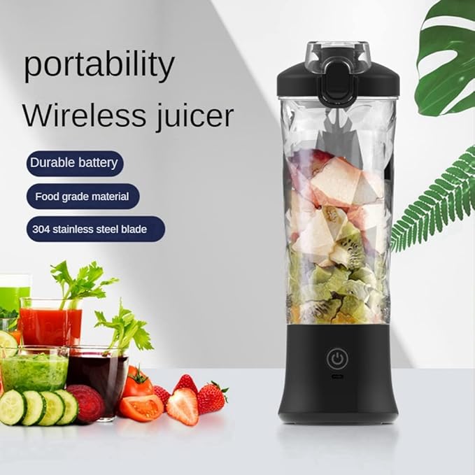 Portable Blender for Shakes and SmoothiesPersonal Blender with Rechargeable USBFruitSmoothie Mixing Machine A