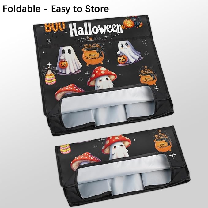 cfpolar Kitchen Aid Mixer Cover Compatible with 6-8 Quarts Halloween Pumpkin Spider Ghosts Stand Mixer Cover Kitchen Aid Mixers Accessories Appliance Organizer Bag Dust Covers with Zipper Pocket