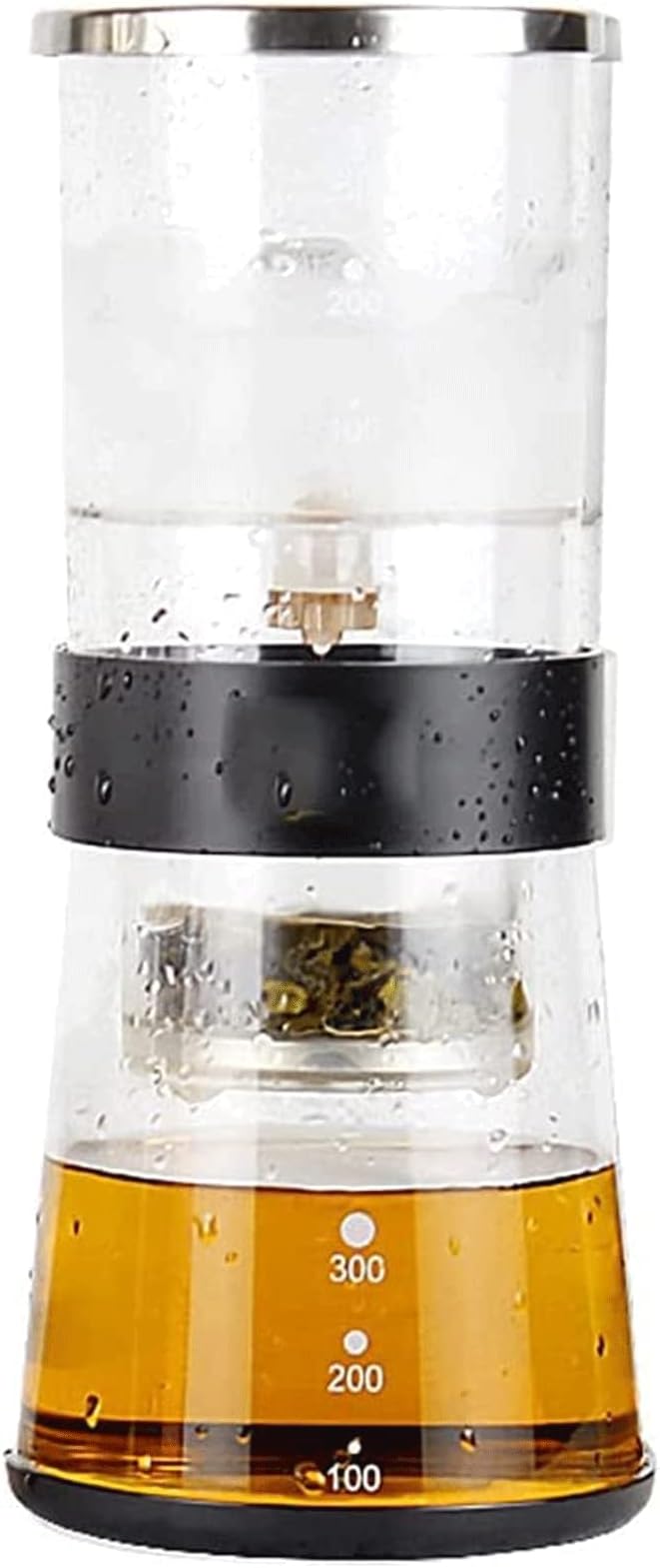 Beverage Equipment Modern Coffee Maker Portable Mini Cold Brew Coffee Maker with Adjustable Free Dripper Good Sealing Iced Coffee Maker Siphon Coffee Maker Black-
