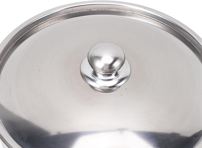 7 Piece Cookware Set Stainless Steel Double Ear Soup Pot Single Handle Milk Pan Frying Pan with Lids for Kitchen Cooking Crafted with Premium Stainless Steel Material for