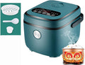 Mini Rice Cooker Household Multifunctional Rice Cooker 24H Reservation and Heat Preservation for 1-3 People (A) (A)