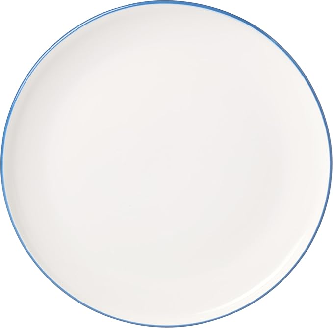 Oneida Dinnerware Set 24/7 Colors Turquoise 12-Piece Set Service For 4 Dishwasher Safe Microwave Safe Porcelain Plates And Bowls sets Dish Set Plate Set Home And Kitchen (Turquoise 12 Piece)