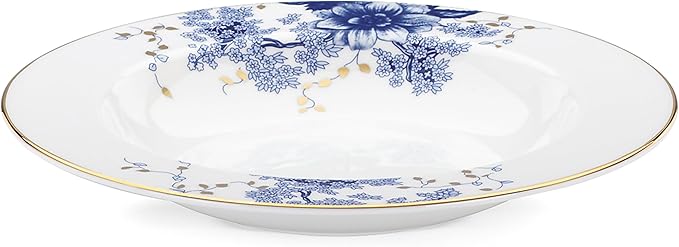 Lenox Garden Grove Rimmed Bowl Pasta/Soup White 12 ounces