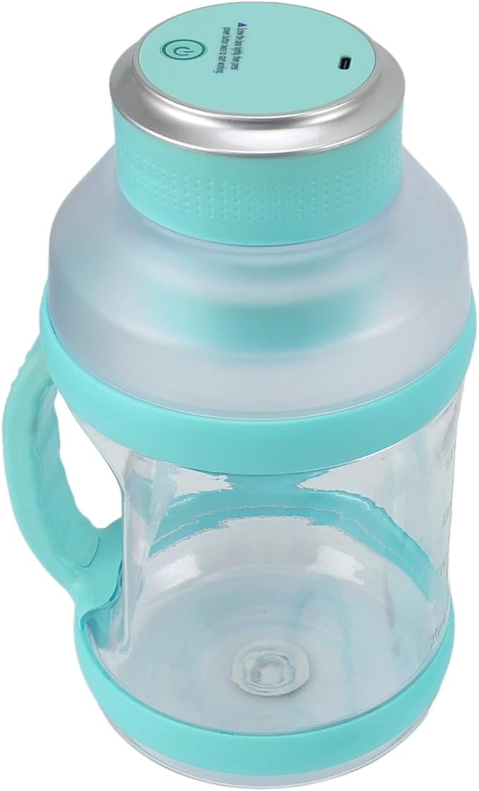 Blender Sport Portable Blender High Speed Mixing 2L 18000rpm for Camping (Blue Green)