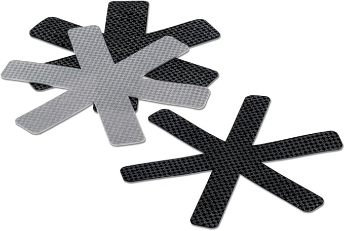 kela Pan Protection Set Amparo 3 Pieces of Felt in Black/Grey 39 x 39 x 0.5 cm 12 Count