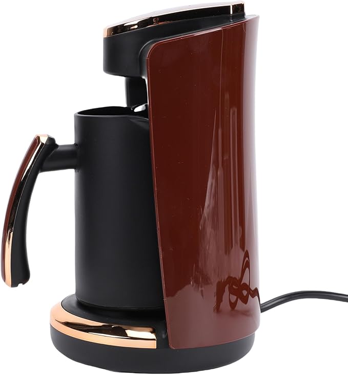 Pomya Turkish Coffee Maker Electric Greek Coffee Machine 550W 250ML Single Cup with Cup for Home Hot Beverage Brewing