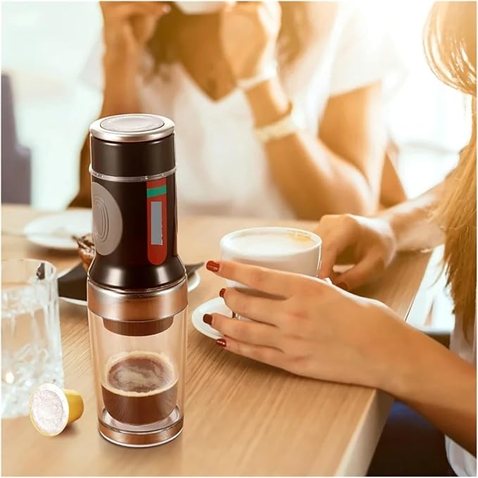Portable Manual Coffee Maker - Hand Press Espresso Machine for Outdoor Travel - Coffee Mill Tools