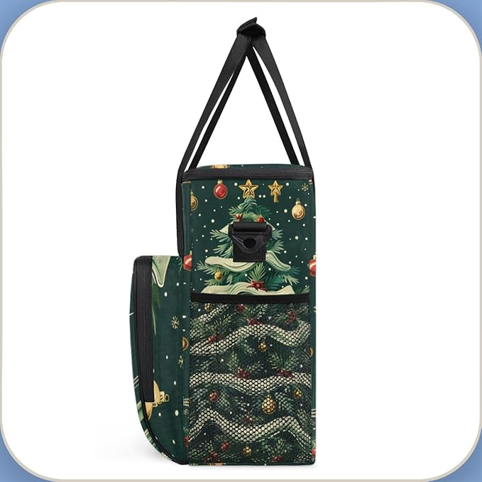 Cartoon Tree Coffee Maker Carrying Bag Magic Tree Travel Storage Bag Compatible with K-Mini or K-Mini Plus Single Serve Coffee Brewer Carrying Case with Multiple Pockets &amp Shoulder Strap