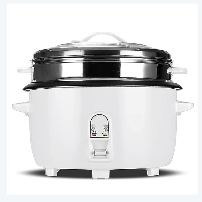 Commercial Rice Cooker - Steame Large Capacity Slow Cooker/Non-Stick Cooker/Insulation Pot for Restaurants Canteens Schools (8L)