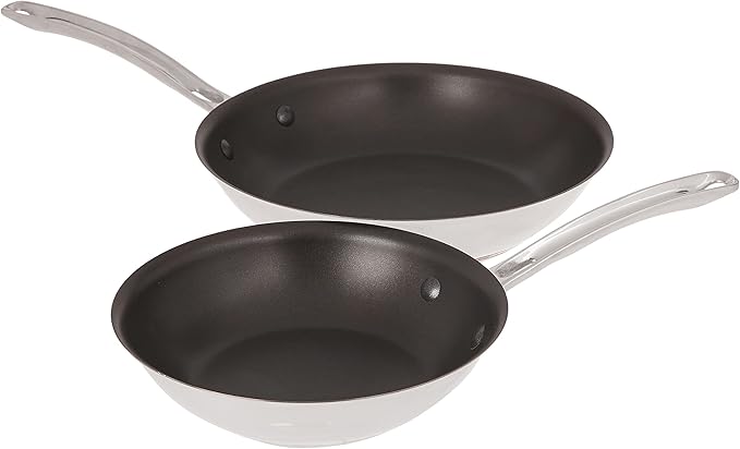 MIU France 10-Piece Copper Core Cookware Set Silver
