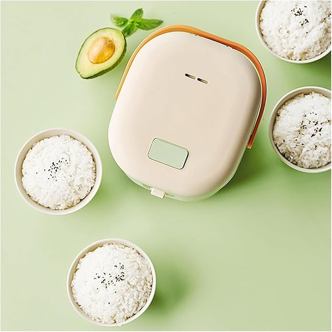 Mini Rice Cooker Commercial Rice Cooker 1.2L Rice Maker Removable Non-Stick Pot For Cooking Soups Stewing Steaming Automatic Keep Warm Function