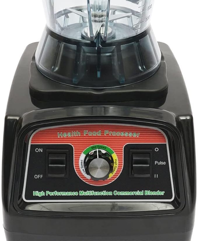 2800w Household Blender Commercial Smoothie Blender Multifunctional Juicer 3-level Knob Speed Regulation 3.9l Large Capacity Fast Juice Extraction for Cafe/breakfast Shop