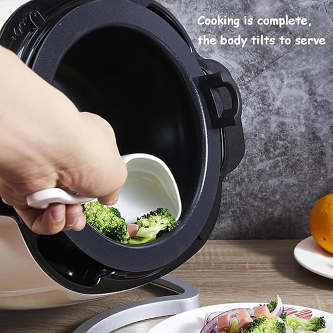 2000W 6L automatic cooking pot fried rice machine 6L automatic cooking machine one-button smart start three-speed adjustable stir-frying stewing